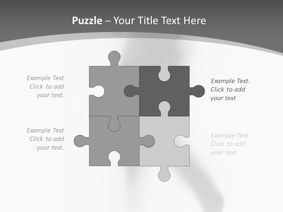 Arm Mysterious Shape PowerPoint Template