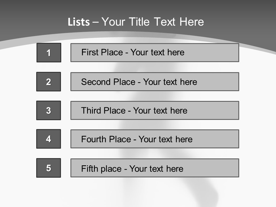 Arm Mysterious Shape PowerPoint Template