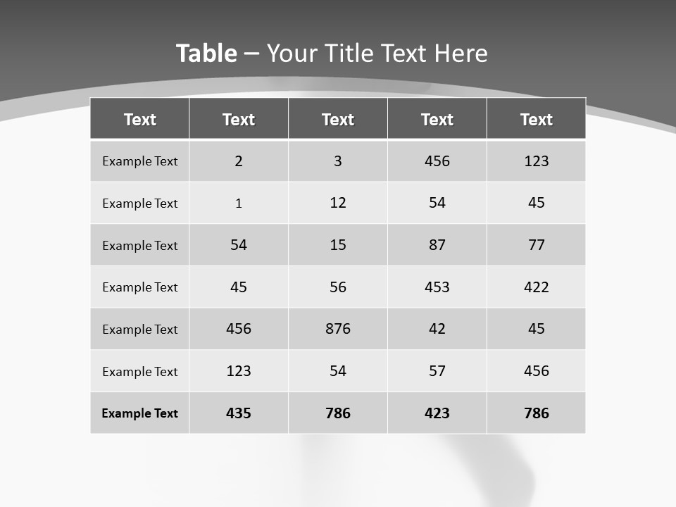 Arm Mysterious Shape PowerPoint Template