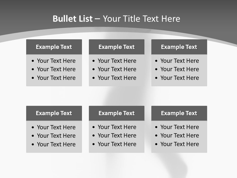 Arm Mysterious Shape PowerPoint Template