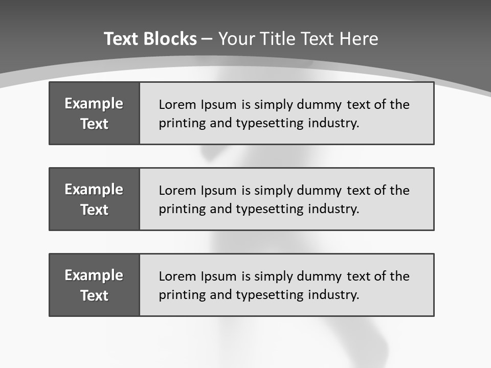 Arm Mysterious Shape PowerPoint Template