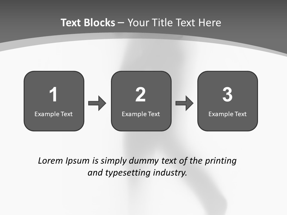 Arm Mysterious Shape PowerPoint Template