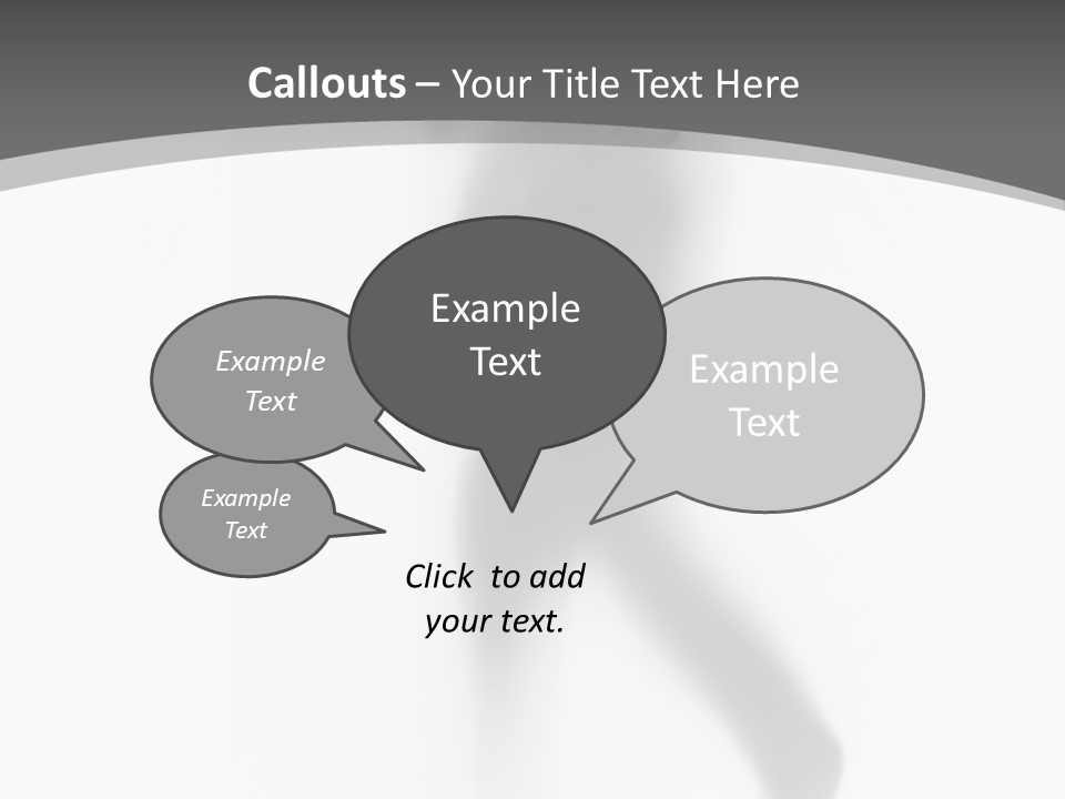 Arm Mysterious Shape PowerPoint Template