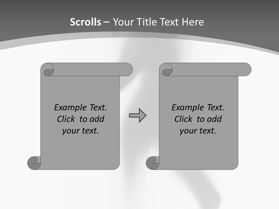 Arm Mysterious Shape PowerPoint Template