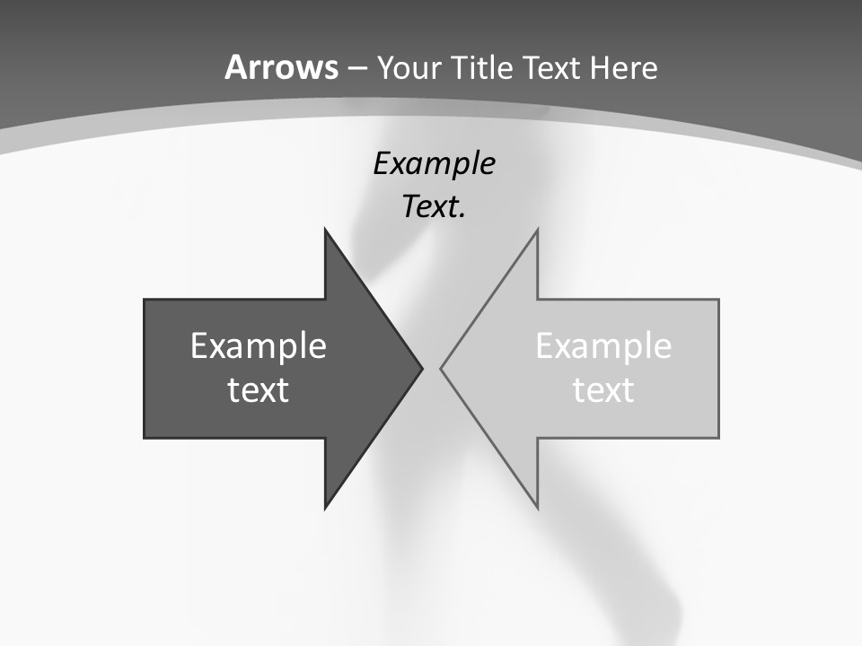 Arm Mysterious Shape PowerPoint Template