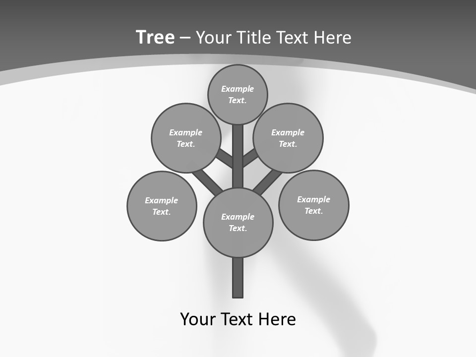 Arm Mysterious Shape PowerPoint Template