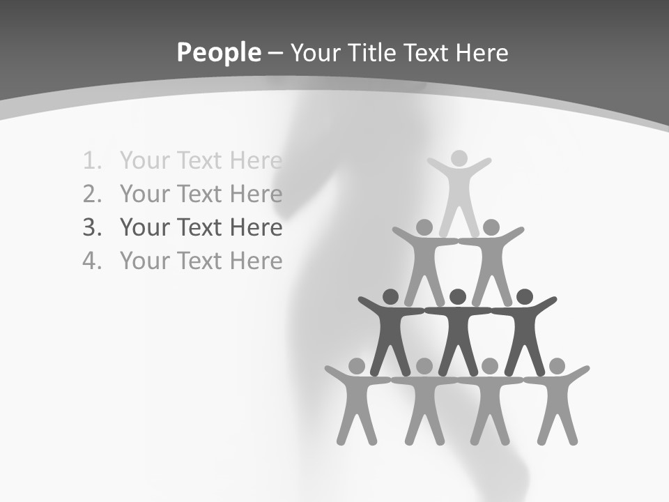 Arm Mysterious Shape PowerPoint Template