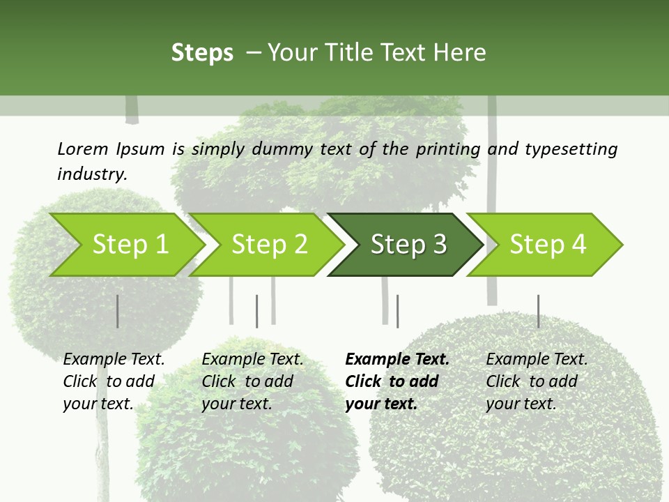 Growth Summer Image PowerPoint Template
