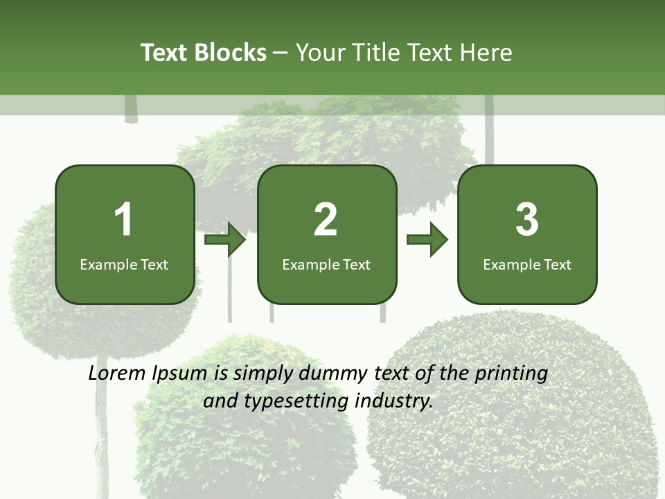Growth Summer Image PowerPoint Template
