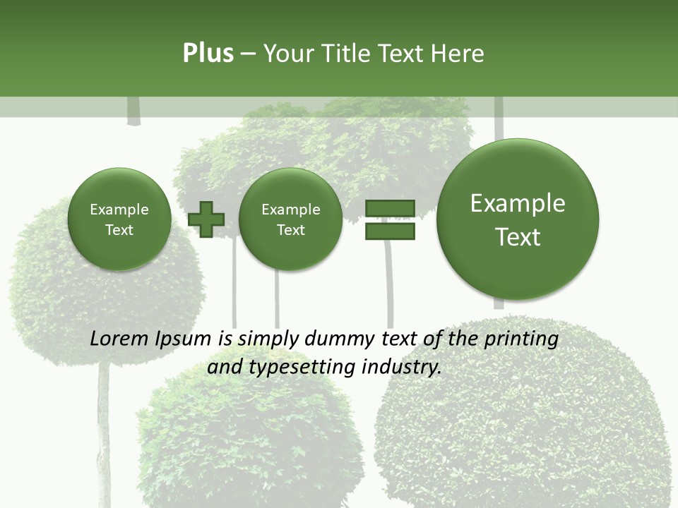 Growth Summer Image PowerPoint Template