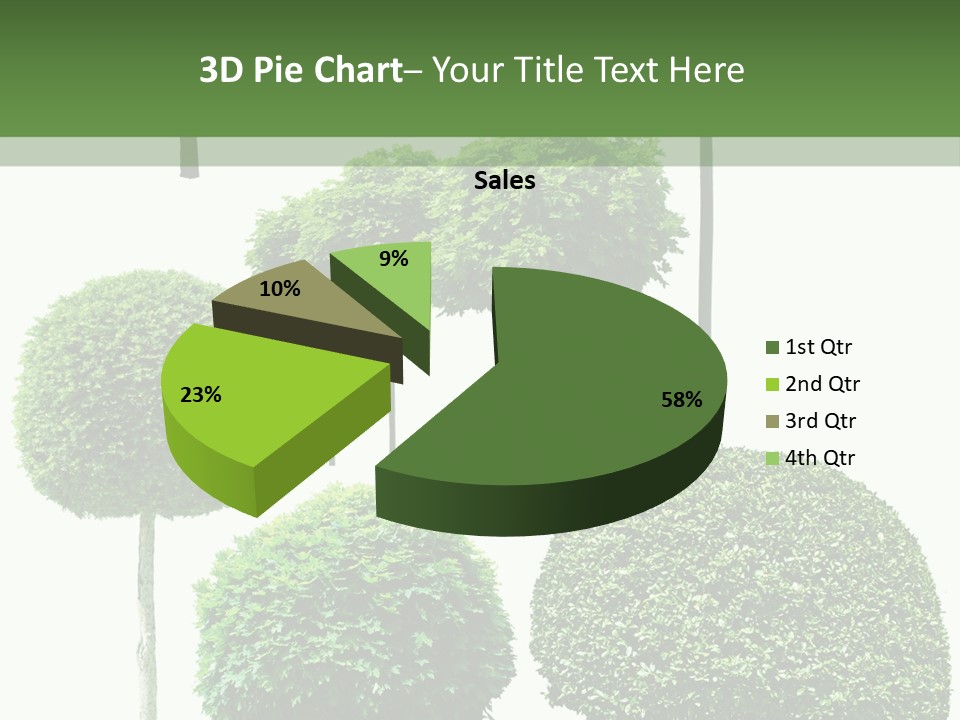 Growth Summer Image PowerPoint Template