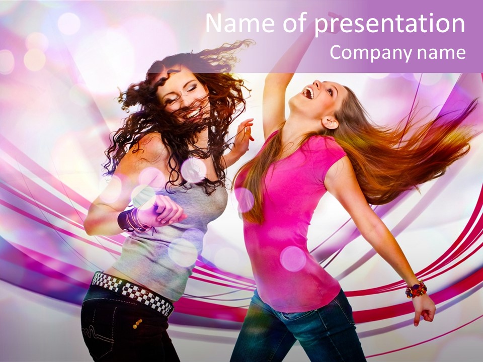 Pleasure Jaunty Teenager PowerPoint Template