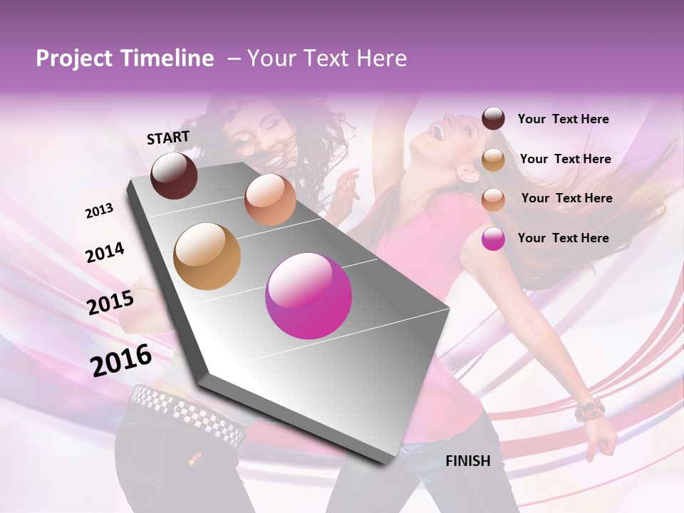 Pleasure Jaunty Teenager PowerPoint Template