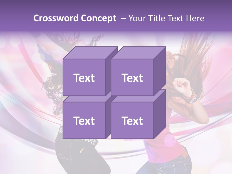 Action Pleasure Friends PowerPoint Template