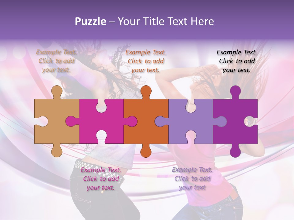 Action Pleasure Friends PowerPoint Template