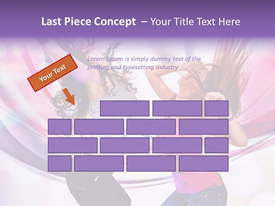 Action Pleasure Friends PowerPoint Template