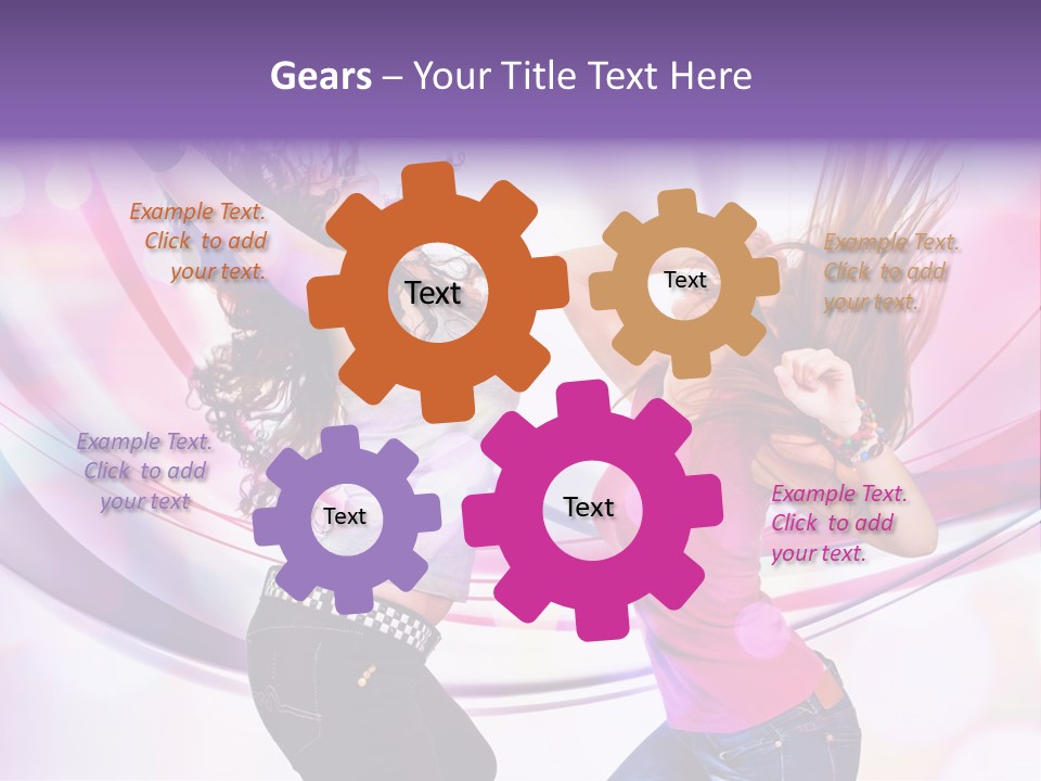 Action Pleasure Friends PowerPoint Template