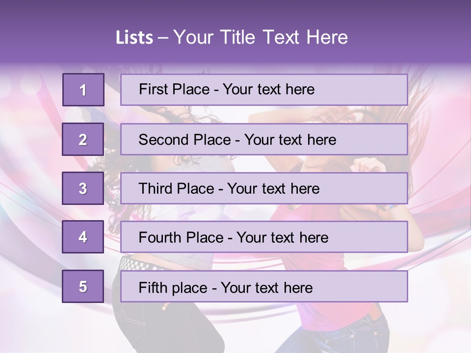 Action Pleasure Friends PowerPoint Template