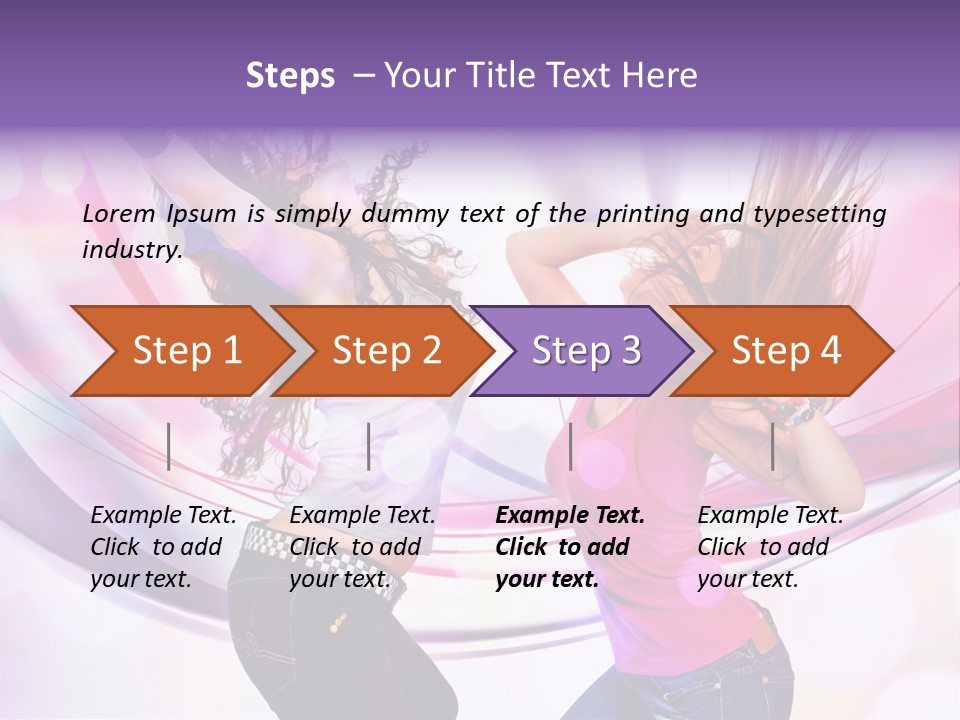 Action Pleasure Friends PowerPoint Template