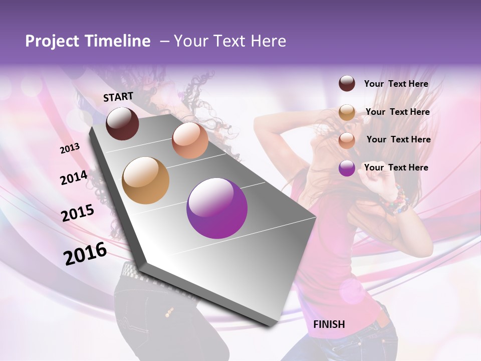 Action Pleasure Friends PowerPoint Template