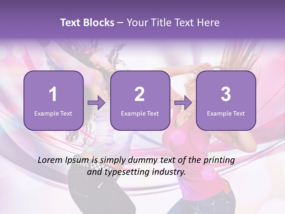 Action Pleasure Friends PowerPoint Template