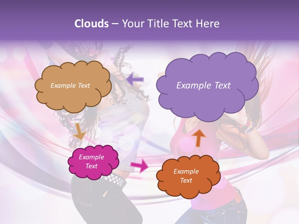 Action Pleasure Friends PowerPoint Template