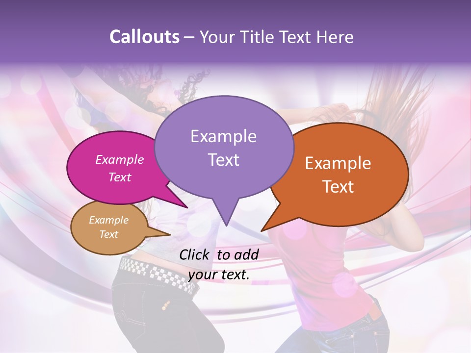 Action Pleasure Friends PowerPoint Template