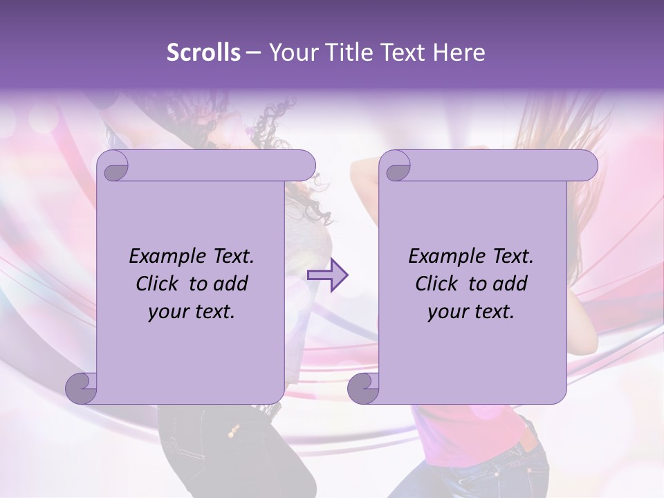 Action Pleasure Friends PowerPoint Template