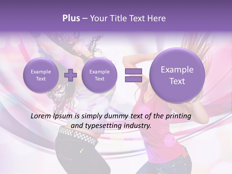 Action Pleasure Friends PowerPoint Template