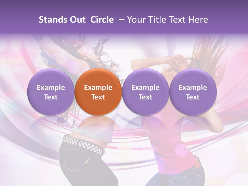 Action Pleasure Friends PowerPoint Template