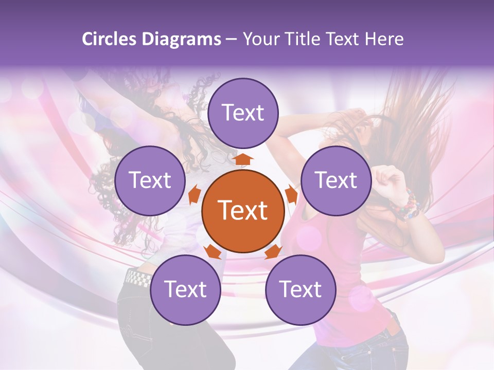 Action Pleasure Friends PowerPoint Template