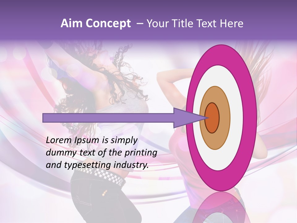 Action Pleasure Friends PowerPoint Template