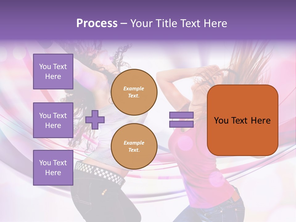 Action Pleasure Friends PowerPoint Template
