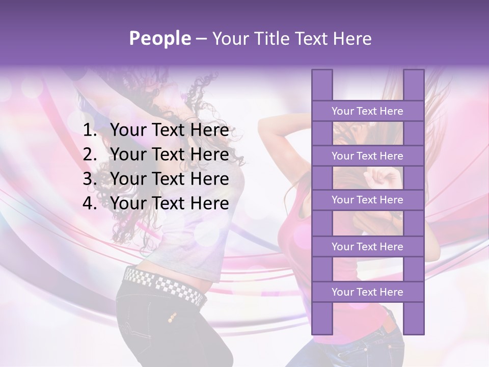 Action Pleasure Friends PowerPoint Template