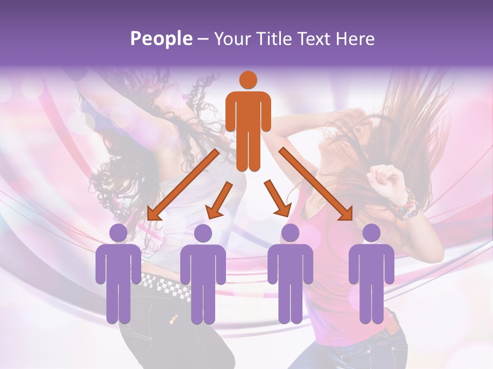 Action Pleasure Friends PowerPoint Template