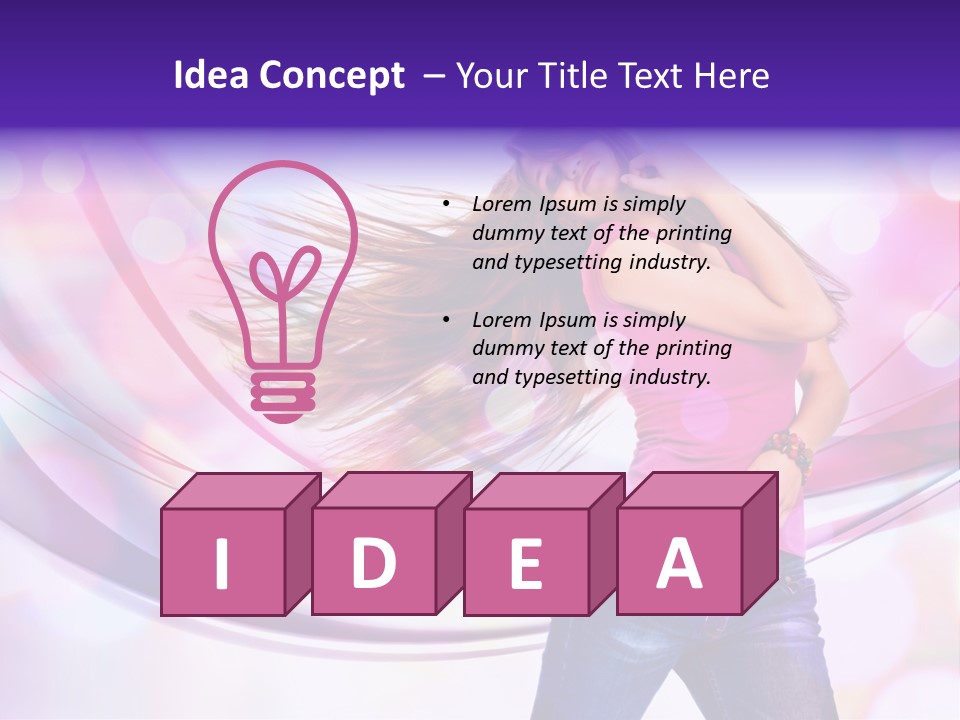 Attitude Carefree Cheerful PowerPoint Template