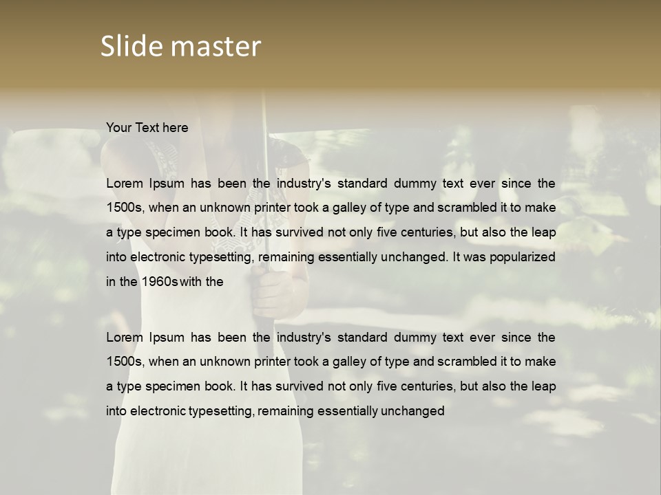 Elegance Makeup Y PowerPoint Template