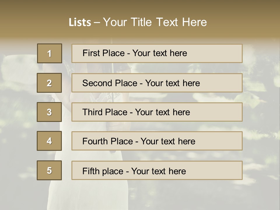 Elegance Makeup Y PowerPoint Template