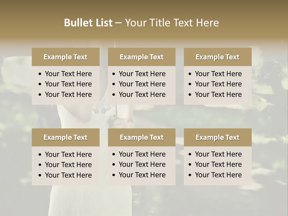 Elegance Makeup Y PowerPoint Template