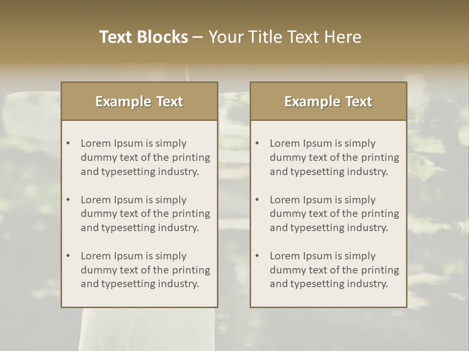Elegance Makeup Y PowerPoint Template