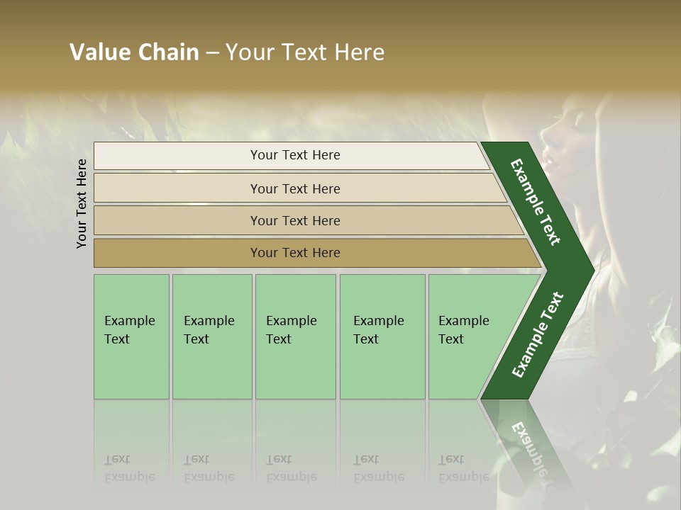 Portrait Looking Fresh PowerPoint Template