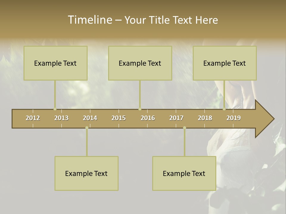 Portrait Looking Fresh PowerPoint Template