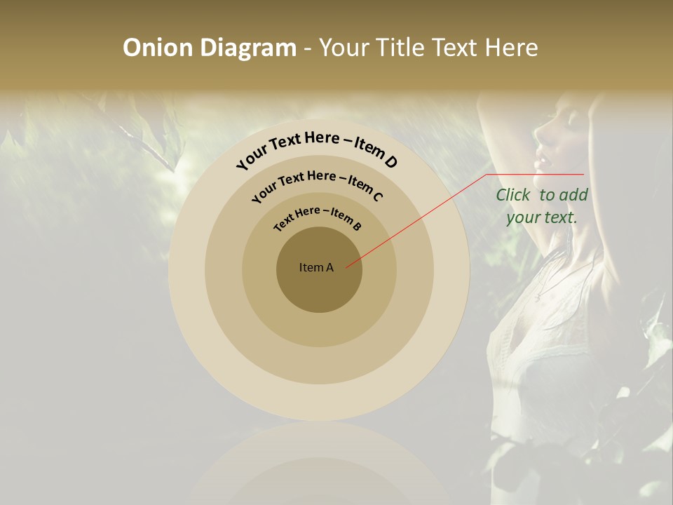 Portrait Looking Fresh PowerPoint Template