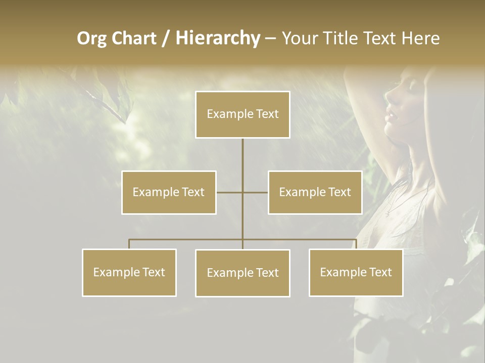 Portrait Looking Fresh PowerPoint Template