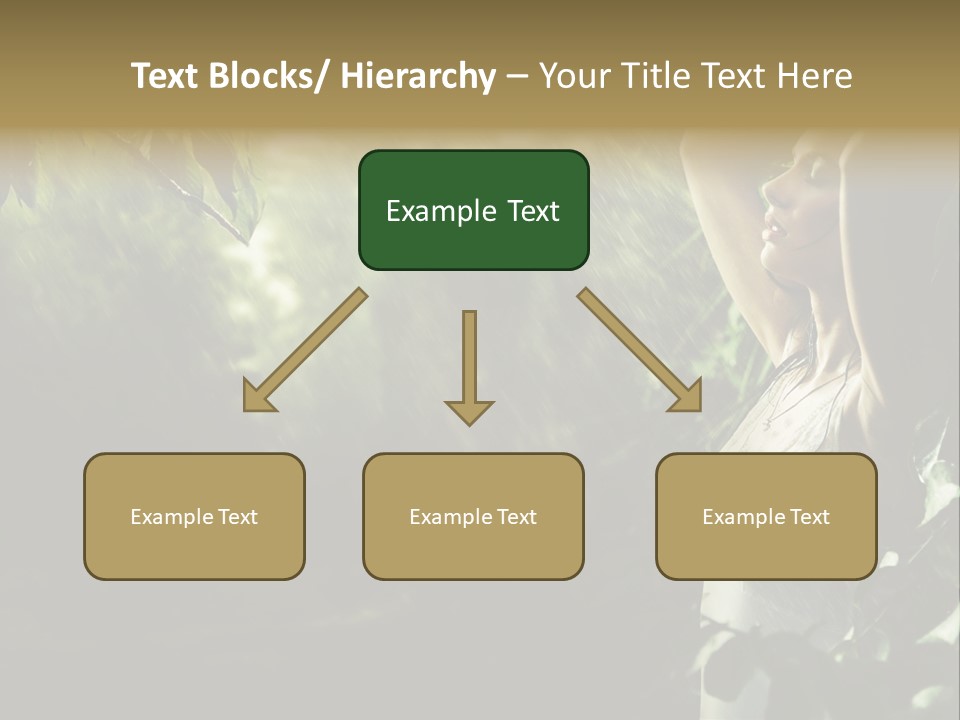 Portrait Looking Fresh PowerPoint Template