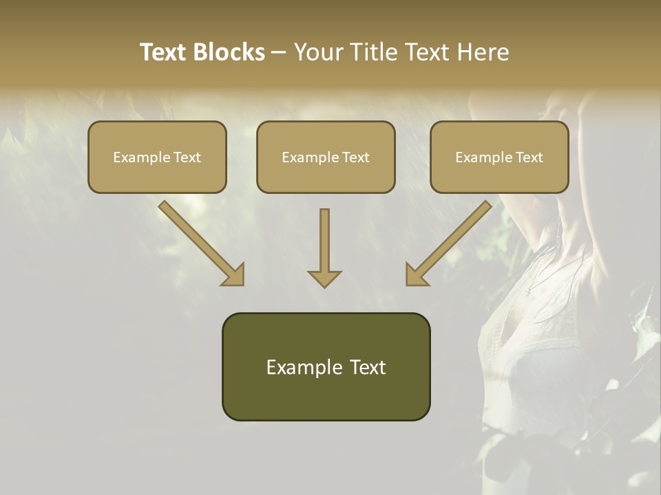 Portrait Looking Fresh PowerPoint Template
