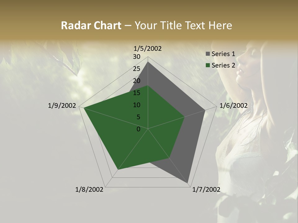 Portrait Looking Fresh PowerPoint Template