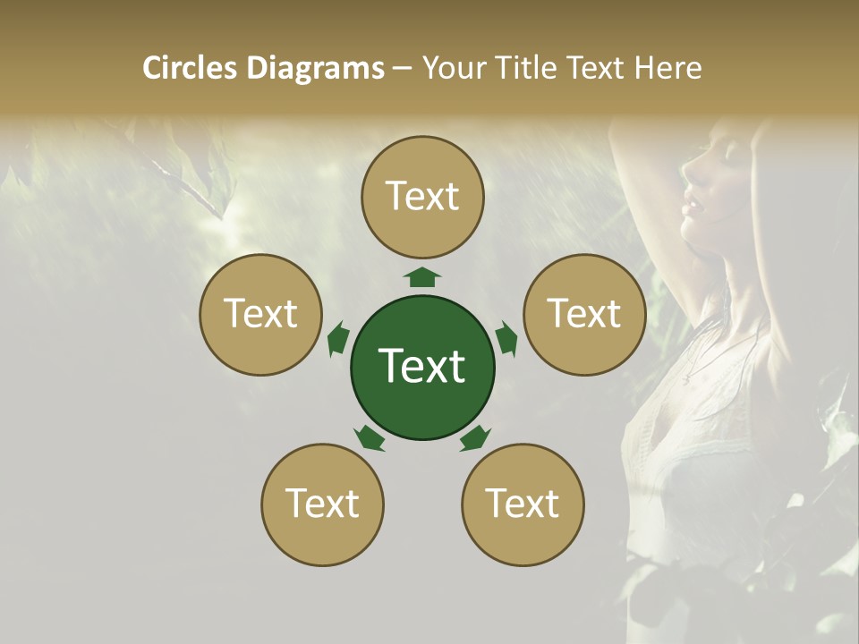 Portrait Looking Fresh PowerPoint Template