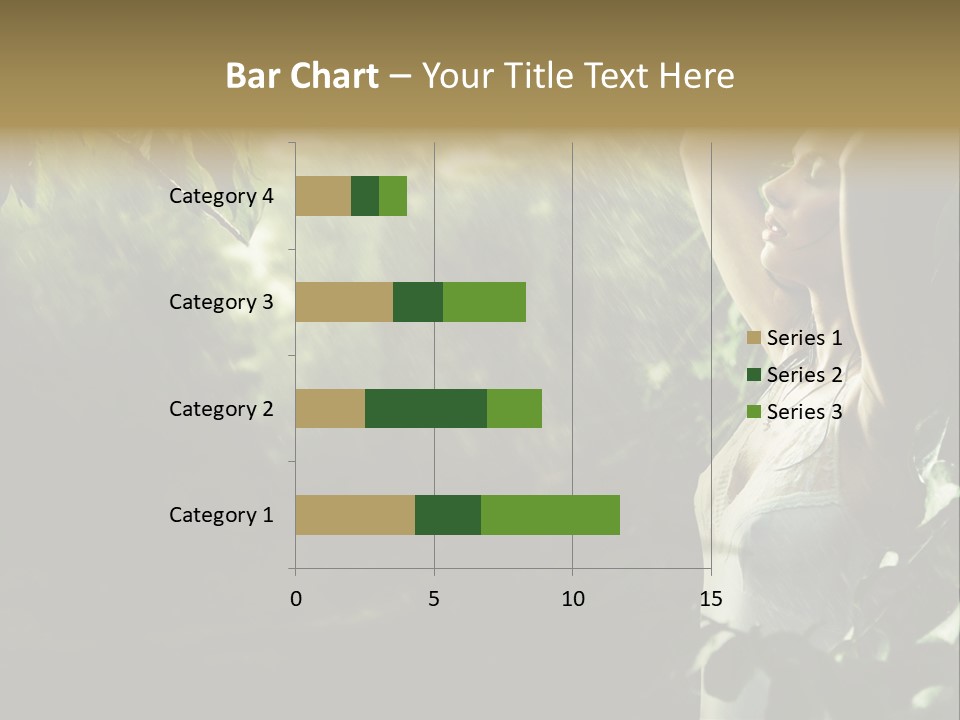 Portrait Looking Fresh PowerPoint Template