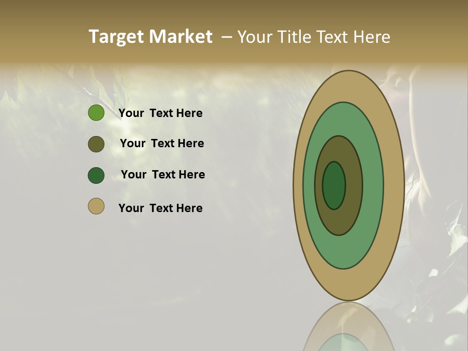 Portrait Looking Fresh PowerPoint Template